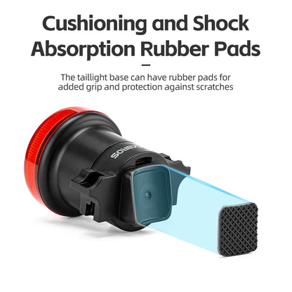 ROCKBROS Smart Bike Tail Light Bicycle Rear Lights IPX6 Waterproof Bike Lights for Night Riding with Type C Rechargeable