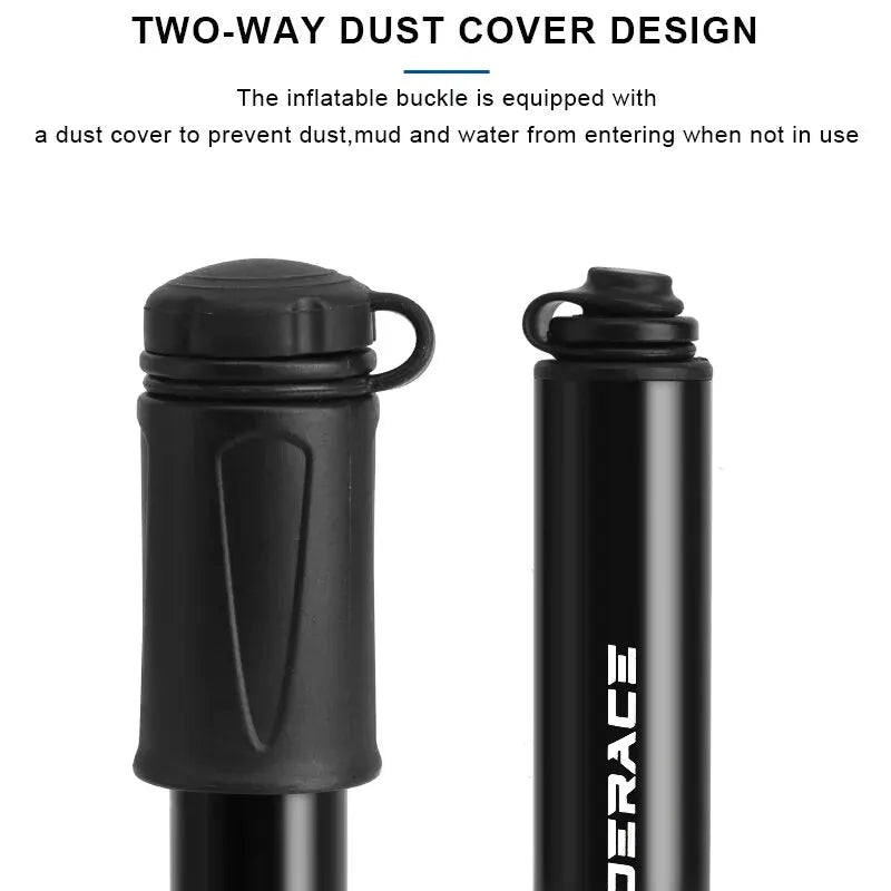 AliExpress Collection RIDERACE Bike Pump Portable Mini Cycling Hand Air Pump High Pressure Ball MTB Road Bicycle Tire Inflator