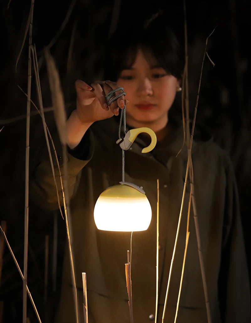 WEST BIKING Camping Tent Hanging Light Portable Camping Lanterns USB Rechargeable Led Light Camp Lamp for Outdoor Emergency