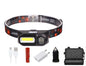 XP-G Q5 Headlamp Head Lamp Headlight Waterproof 2500lm Cob Led Built in Usb Rechargeable 14450 Battery Working Light 5w
