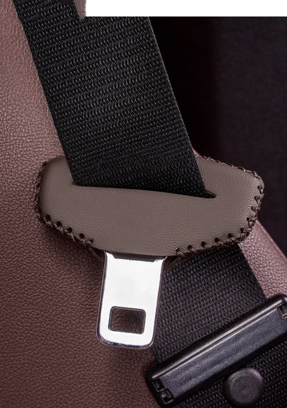 1/2pcs Car Safety Belt Plug Leather Protector Covers For Jeep Renegade Wrangler JL Gladiator Grand Cherokee Compass Accessories