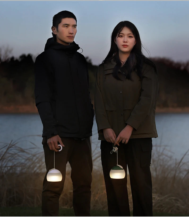 WEST BIKING Camping Tent Hanging Light Portable Camping Lanterns USB Rechargeable Led Light Camp Lamp for Outdoor Emergency