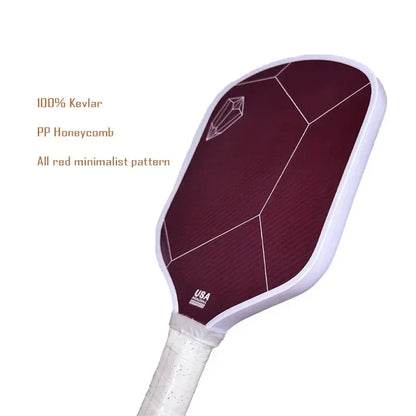 100% Kevlar Pickleball Paddle Thermoformed Unibody Pickleball Paddle With High Grit & Spin Surface 16MM Pickleball Racket