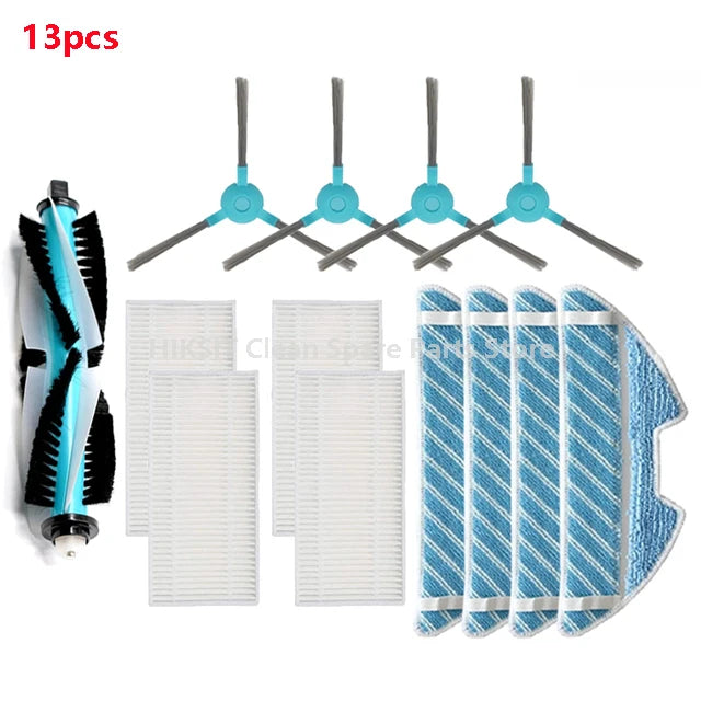 Roller Brush Hepa Filter For Cecotec Conga 1390 1290 1590 Robot Vacuum Cleaner Spare Parts Side Brush Mop Cloth Rags Replacement