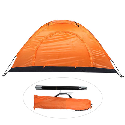 Portable Camping Tent Windproof Single Person Fishing Tent Waterproof Oxford Cloth Tent for Camping Fishing Climbing