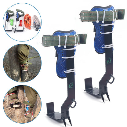 Portable Climbing Tool Kit For Tree Pole Climbing Outdoor Fruit Pick With Safety Belt Straps, Adjustable Lanyard Carabiner