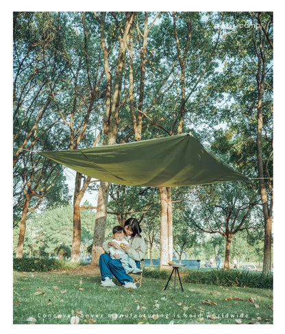 Tent Tarp Rain Sun Shade Hammocks Shelter Camping Survival Sun Shelter Picnic Awning Cover Waterproof Outdoor Hiking Accessories