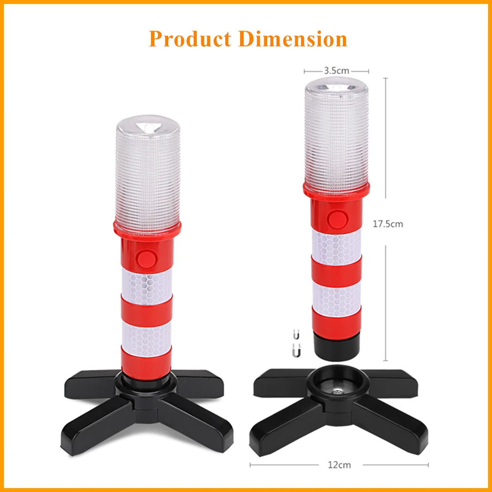 Led Twinkle Star Emergency Car Roadside Flares Light Kit Safety Strobe Warning Light Alert Flare For Out Door Camping Traveling