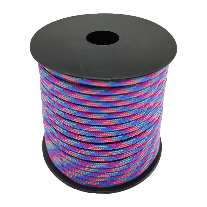 Army Green Black Paracord 550 Climbing Lanyard Tent Rope 4mm 7 Stand Lanyard Paracord Survival For Hiking Camping