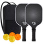 Pickleball Paddles Set-Graphite Carbon Fiber Usapa Approved Lightweight Racquets Set Indoor and Outdoor Exercise For All Ages