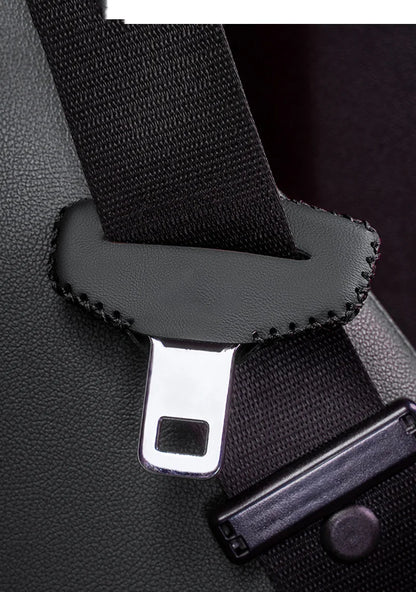 1/2pcs Car Safety Belt Plug Leather Protector Covers For Jeep Renegade Wrangler JL Gladiator Grand Cherokee Compass Accessories