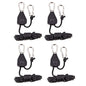 4pcs Adjustable 8inch Lanyard Hanging for Tent Fan Grow Plant Lamp Pulley Ropes Pulley Lifting Pulley Hook