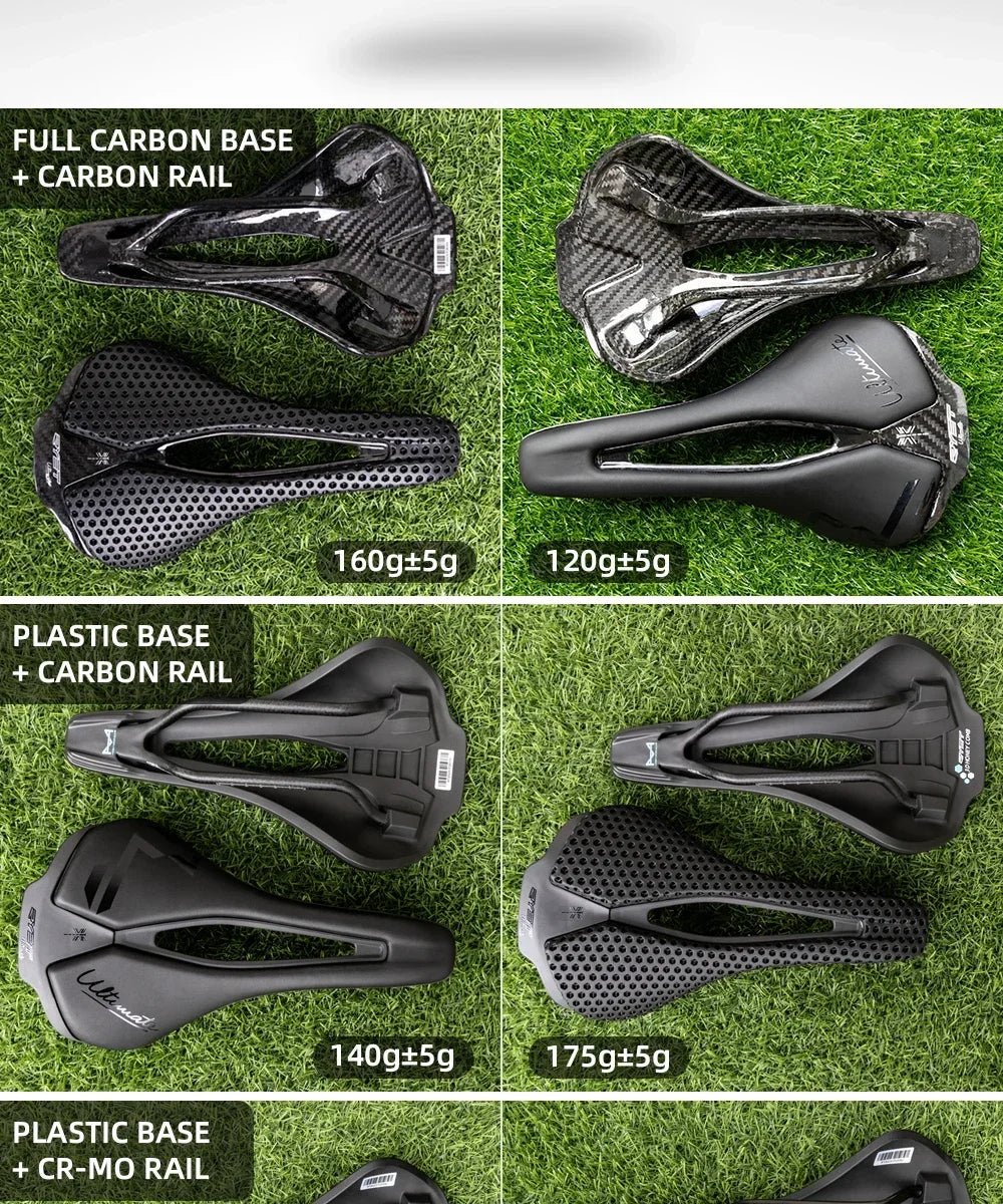 RYET Bike Saddle Ultralight Racing Full Carbon Seating Saddles 115g 7x9mm Road MTB Bicycle Seat Cushion Cycling Accessories