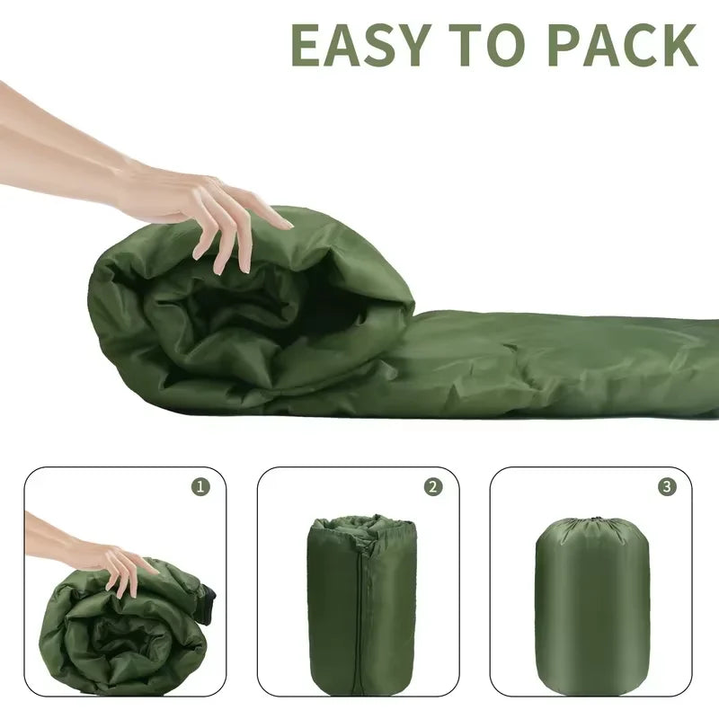 Winter Warm Camping Sleeping Bag Ultralight Waterproof Envelope Backpacking Sleeping Bags For Outdoor Traveling Hiking