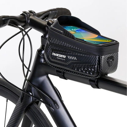 1L Bike Bag Bicycle Front Cell Mobile Phone Case Holder with Touchscreen Top Tube Cycling Bag Reflective MTB Bike Accessories