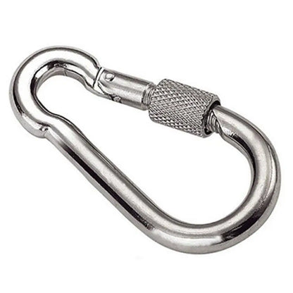 1/2pcs M4~M12 Spring Quick Link Buckle Ring with screw Outdoor Climbing Gear Carabiner Safety Hook Travel Kit Camping Equipment