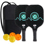 Pickleball Paddles USAPA Approved Set Rackets Honeycomb Core 4 Balls Portable Racquet Cover Carrying Bag Gift Kit Indoor Outdoor