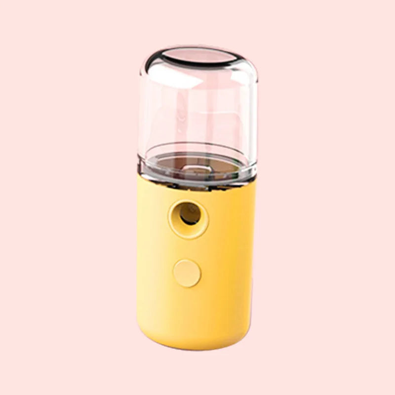 Portable Mini Air Humidifier Nano Face Steamer Facial Sprayer USB Rechargeable Nano Spray Hydry Apparatus Cold Spray Apparatus