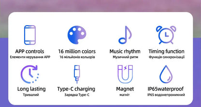 MOSLIGHTING USB Fast Rechargeable Camping Lantern Mobile Phone APP Smart Hanging Tent Lamp Portable Flashlights Night Lights LED