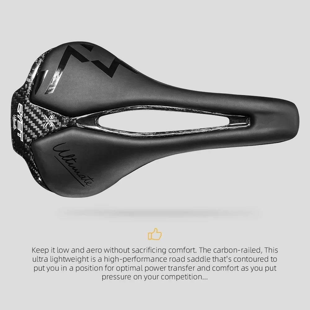 RYET Bike Saddle Ultralight Racing Full Carbon Seating Saddles 115g 7x9mm Road MTB Bicycle Seat Cushion Cycling Accessories