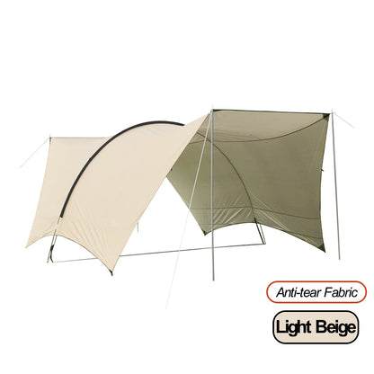 Large Camping Dome shelter Fire shelter Bull shelter type tent oversized habi tarp shelter Habitat Tunnel type Camping Shelter