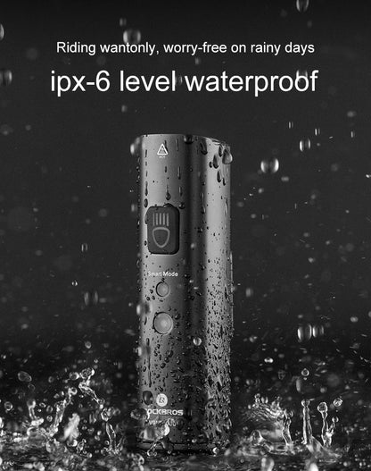 ROCKBROS 1000LM Bike Light Smart Vibration Light Sensing Bicycle Front Light IPX6 Type-C MTB Road Headlebar Cycling Headlights