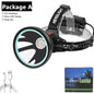 Brand New Xhp90.2 White Yellow LED Headlamp Headlamp Headlamp Torch 32W XHP50 3* 18650 Battery Power Pack 7800mah Light