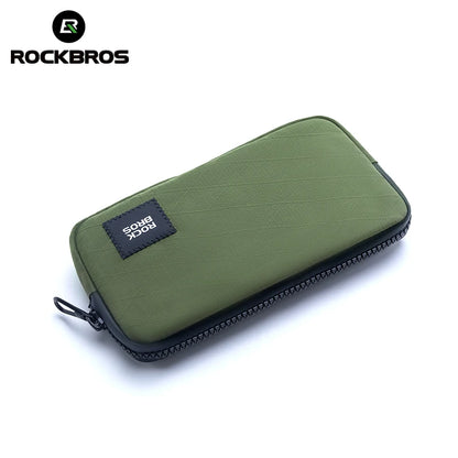 ROCKBROS Cycling Mobile Phone Bag Multi-functional Wallet Card Bag Lightweight Portable Bicycle Cycling Pocket Bag Commute Bag
