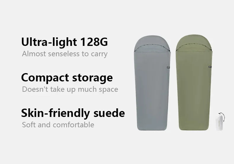 Naturehike Sleeping Bag Liner Lightweight Single Sleeping Bag Cover Ultralight Comfortable Camping Sheets Travel Sleep Sack