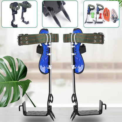 Portable Climbing Tool Kit For Tree Pole Climbing Outdoor Fruit Pick With Safety Belt Straps, Adjustable Lanyard Carabiner