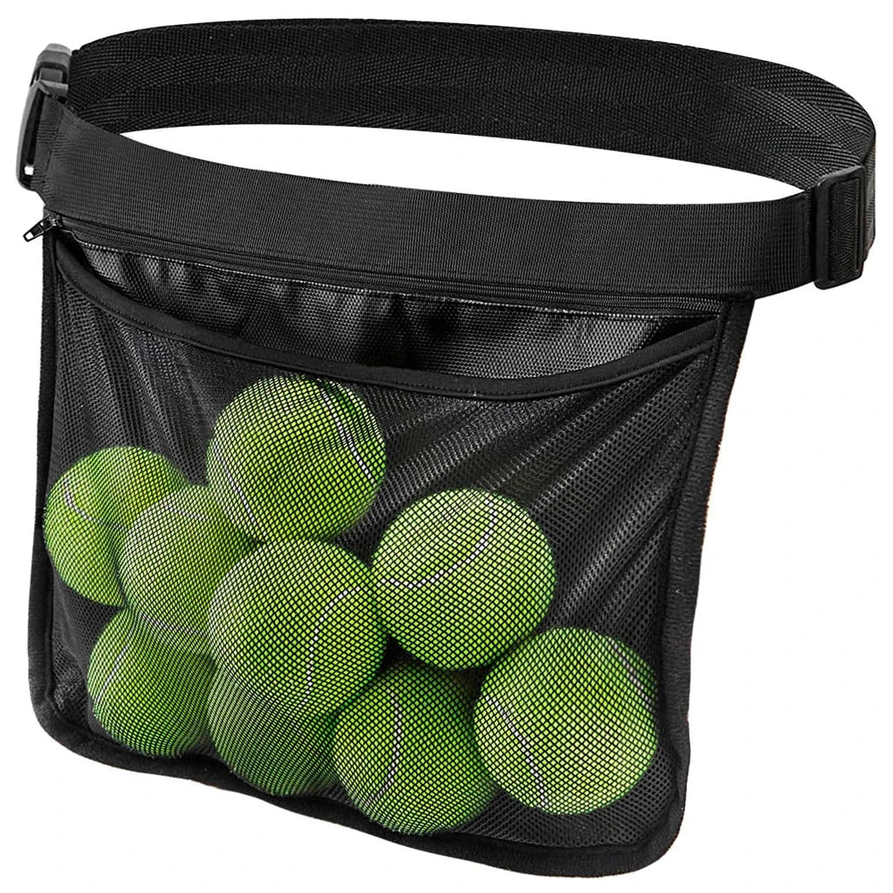 Tennis Ball Holder, Pickleball Ball Wasit Pouch for Women Men Holding 8 Tennis or Pickleball Balls,Tennis & Pickleball Accessory