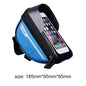 1L Bike Bag Bicycle Front Cell Mobile Phone Case Holder with Touchscreen Top Tube Cycling Bag Reflective MTB Bike Accessories