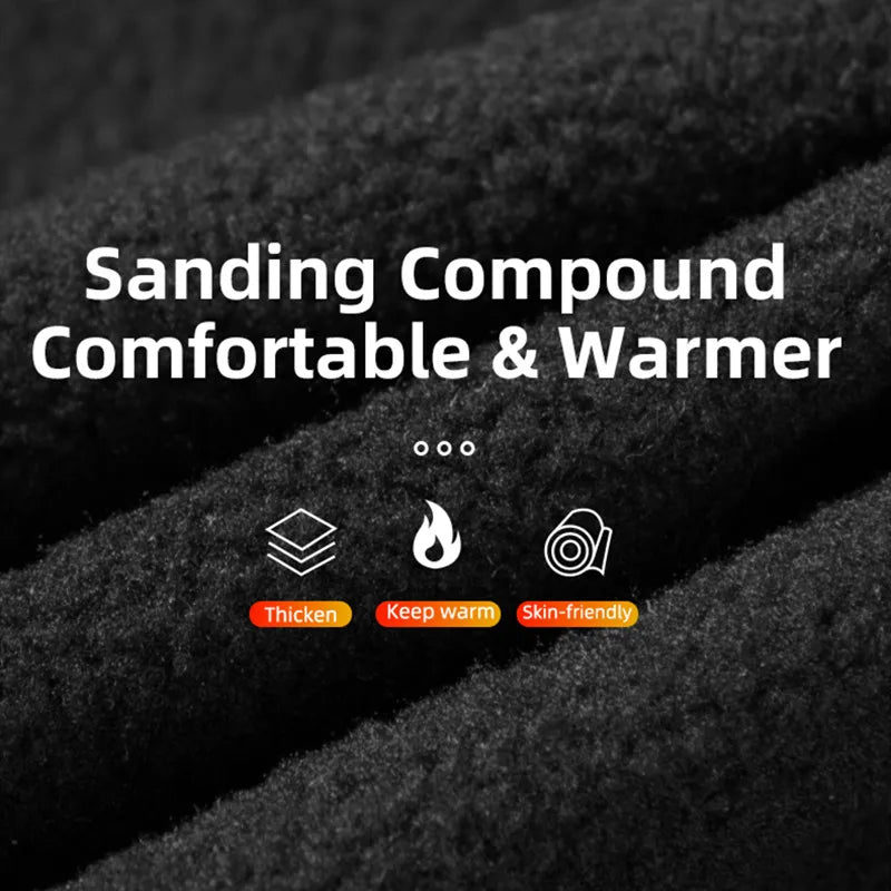 ROCKBROS Winter Climbing Hiking Fleece Thermal Keep Warm Windproof Cycling Face Balaclava Running Fishing Skiing Hat Headwear