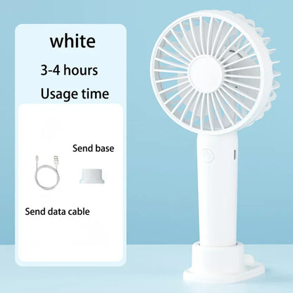 Handheld Mini Air Conditioner USB Rechargeable Portable Humidifier Mist Cooler Cooling Spray Humidifier Fan for Home/Office/Dorm
