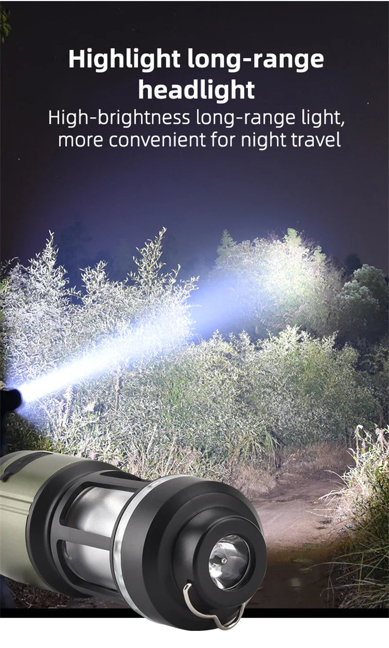 WEST BIKING Camping Tent Hanging Light Portable Camping Lanterns USB Rechargeable Led Light Camp Lamp for Outdoor Emergency