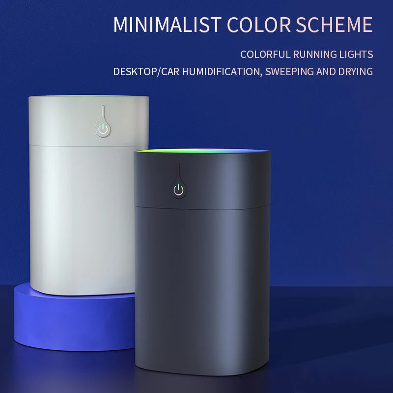 Colorful Humidifier 1 Home USB Portable Humidifier with Atmosphere Color Light Night Light Air Purification Humidifier