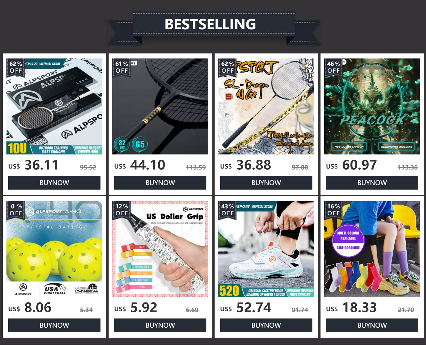 ALP Outdoor Pickleball 74mm Durable 40 Holes 26 Holes 1/3/6/12/100 Pieces/PCS 26g Original USA Professional Pickleball