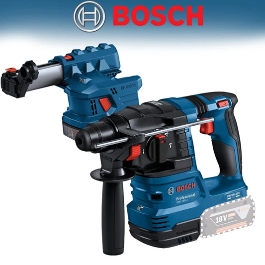 BOSCH GBH 185-LI GDE12 Brushless Cordless  Rotary Hammer Impact Drill Vacuum Cleaner 18V Electric Hammer Power Tools SET