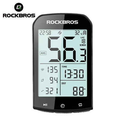 ROCKBROS M1 GPS Bicycle Computer Bluetooth 5.0 ANT+ Wireless Speedometer MTB Road Bike Ciclismo Speed Meter for Garmin Zwift