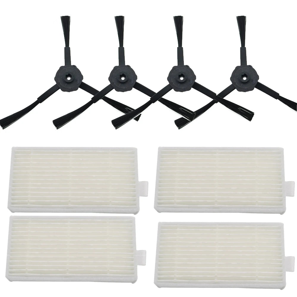 Side Brush  HEPA Filter Kit for CHUWI Ilife V5s V5 X5 Ilife V3s V3s Pro V3l V5s Pro V50 Robot Vacuum Cleaner Panda X500