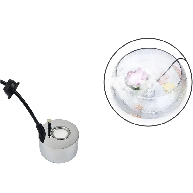 5-in-1 Mist Maker Fogger Ultrasonic Humidifier Fountain Rockery Gardening Bonsai Aquarium Pond Decor Atomizer Atomizing Heads