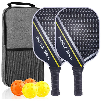 Pickleball Paddles USAPA Approved Set Rackets Honeycomb Core 4 Balls Portable Racquet Cover Carrying Bag Gift Kit Indoor Outdoor