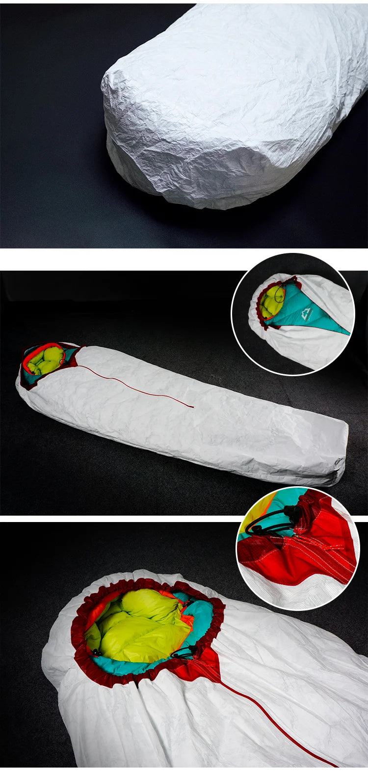 3F UL GEAR Upgrade TYVEK Sleeping Bag Cover Ventilate Moisture-proof Warming Every Dirty Inner Liner Bivy Bag